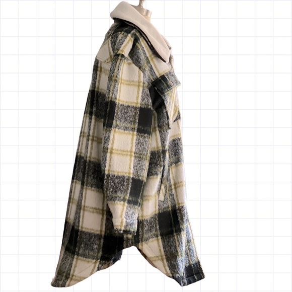 Koolaburra Ugg Sherpa Collar Shacket Women’s size XXL NWT - Picture 3 of 13